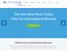 Tablet Screenshot of latticesphere.com